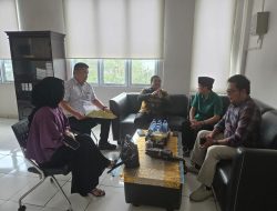 Sambangi Kadisnakertrans, Ormas di Muba Berikan Laporan Pengaduan