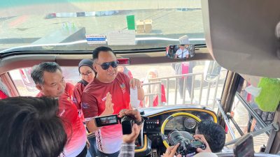 Naik Damri di Sumsel  Bisa Tanpa Uang Tunai, Cik Ujang : Cukup dengan Satu Sentuhan