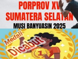 Terbukti Gunakan Atlet dari Kediri Jawa Timur, Dua Medali Emas Atletik Muba Dicabut PB Porprov XV