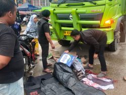 Kecelakaan Motor Vs Truk Hino di KM 12 Palembang, Satu Orang Tewas