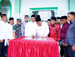 Resmikan Masjid, Bupati Toha : Bukan Hanya Tempat Ibadah, Tapi Pusat Kegiatan Sosial Masyarakat