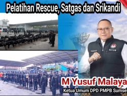 Jelang Pelantikan Ketua Umum, Anggota Rescue, Satgas dan Srikandi PMPB Sumsel Dibekali Pelatihan