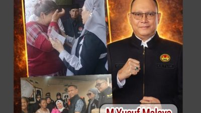 Tangis Haru Korban Kebakaran di Palembang, saat Menerima Bantuan dari M Yusuf Malaya
