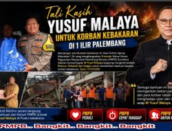 Tali Kasih Yusuf Malaya untuk Korban Kebakaran di 1 Ilir Palembang