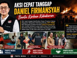 Aksi Cepat PMPB Muba, Daniel Firmansyah Hadir untuk Korban Kebakaran