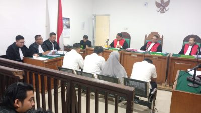 Agus Rizal Mantan Kadis Perkimtan Palembang Jalani Sidang Perdana bersama Tiga Terdakwa Lainnya