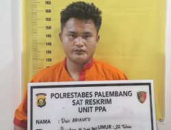 Dwi Arianto Tersangka Rudapaksa Bocah Perempuan di Gandus Diterjang Timah Panas