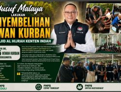 Yusuf Malaya Lakukan Penyembelihan Hewan Kurban di Masjid Al Hijrah Kenten Indah