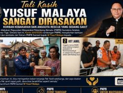 Tali Kasih Yusuf Malaya Sangat Dirasakan Korban Kebakaran dan Anggota Rescue yang Sedang Sakit