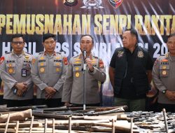 397 Pucuk Senpi Ilegal dan Rakitan Dimusnahkan, Hasil Ops Senpi Musi 2026