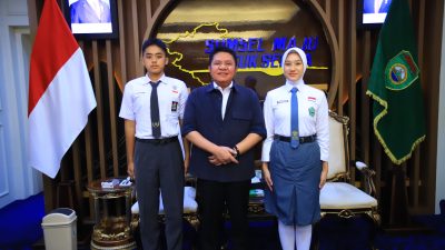 Pesan Herman Deru pada Dua Calon Paskibraka Nasional dari Sumsel