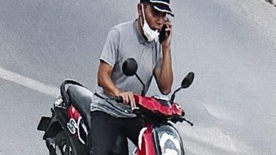 Motor Pedagang Es Jumbo di Palembang, Dibawa Kabur Pria Berkaos Polisi