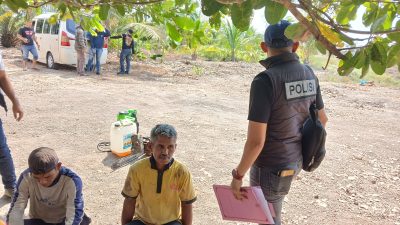 Garap Lahan di Kawasan Hutan Lindung Air Telang, 4 Orang Diamankan Polairud Polda Sumsel, 1 Ditetapkan Tersangka