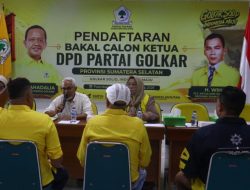 Musda XI Golkar Sumsel Hampir Dipastikan Calon Tunggal, Ini Namanya