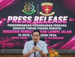 Selain Perawatan, Kejari Palembang Juga Selidiki Pengadaan 1.800 Lampu Jalan Tenaga Surya