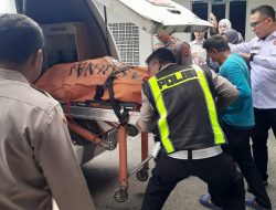 Masih Memeluk Senpi Laras Panjang, Jasad Bripda Rizki Ardianto Anggota Sabhara Polda Sumsel yang Tenggelam di Sungai Mesuji Lampung Akhirnya Ditemukan