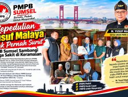 Kepedulian Yusuf Malaya Tak Pernah Surut, PMPB Sumsel Sambangi Warga Sakit di Keramasan