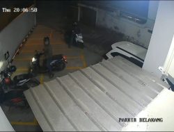 Pelaku Curanmor Gasak Motor di Parkiran Klinik Sako Palembang dalam Hitungan Detik