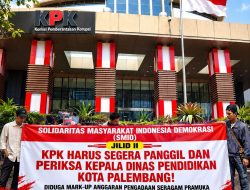 SMID Desak KPK Periksa Pengadaan Barang di Disdik Palembang yang Bernilai Miliaran Rupiah